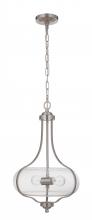  49992-BNK - Serene 2 Light Pendant in Brushed Polished Nickel