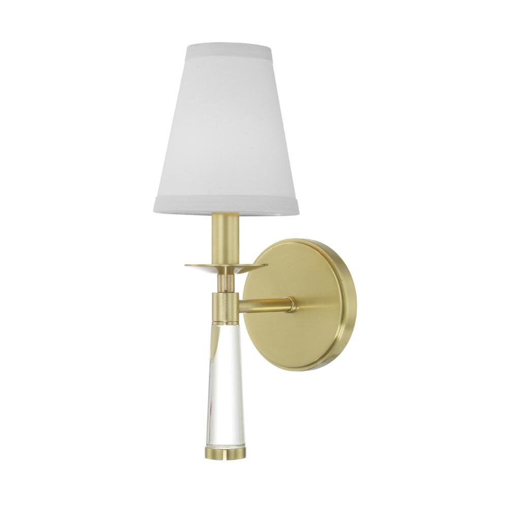 Baxter 1 Light Aged Brass Sconce