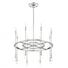  ARS-B4016-PN - Aries 16 Light Polished Nickel Chandelier