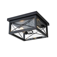 DVI DVP43370BK-CL - County Fair 2 Light Flush Mount