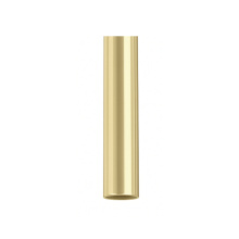 Matthews Fan Company 5DR-ROT-PB - 5" Downrod with Coupling Cover for Matthews Gerbar Fans - Polished Brass Finish