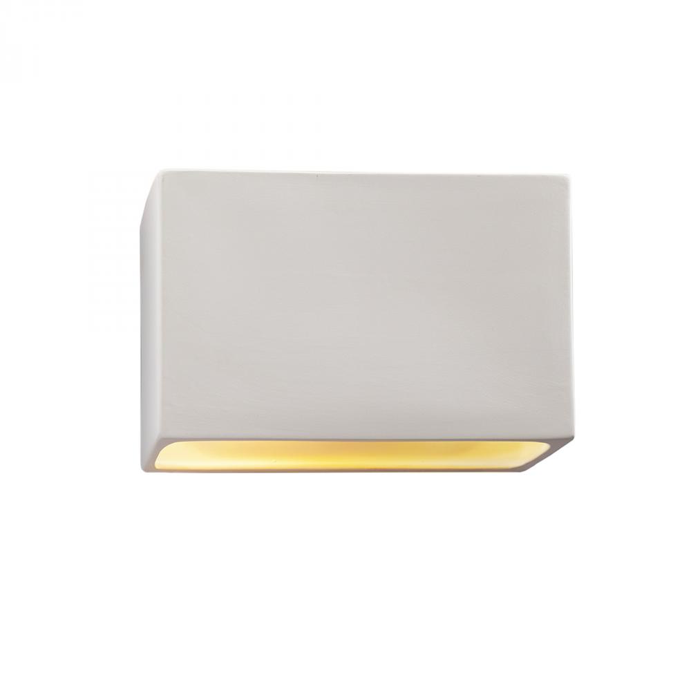 Large ADA Rectangle (Outdoor) LED Wall Sconce - Closed Top