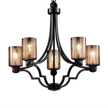 Justice Design Group FSN-8500-20-MROR-NCKL - Argyle 5-Light Chandelier