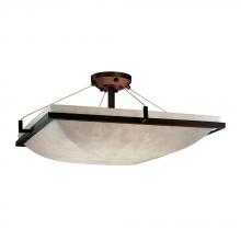  CLD-9781-25-DBRZ-LED3-3000 - 18" Square LED Semi-Flush Bowl w/ Ring