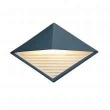 Justice Design Group CER-5600W-MID - ADA Diamond Outdoor LED Wall Sconce (Downlight)