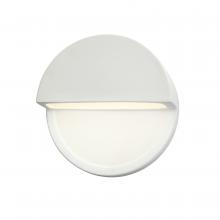 Justice Design Group CER-5610W-MAT - ADA Dome Outdoor LED Wall Sconce (Closed Top)