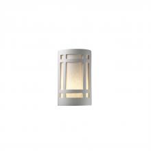 Justice Design Group CER-7485-BIS-LED1-1000 - Small LED Craftsman Window - Open Top & Bottom