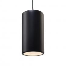  CER-9625-CRB-CROM-BKCD-LED1-700 - Large Cylinder LED Pendant