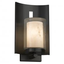 Justice Design Group FAL-7591W-10-MBLK - Embark 1-Light Outdoor Wall Sconce