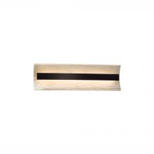 Justice Design Group PNA-8621-WAVE-MBLK - Contour 21" Linear LED Wall/Bath