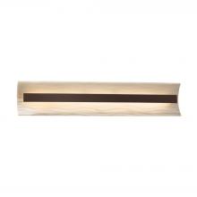 Justice Design Group PNA-8625-WAVE-DBRZ - Contour 29" Linear LED Wall/Bath