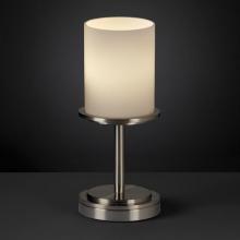 Justice Design Group FSN-8798-10-OPAL-NCKL - Dakota 1-Light Table Lamp (Short)