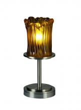 Justice Design Group GLA-8798-16-AMBR-MBLK - Dakota 1-Light Table Lamp (Short)