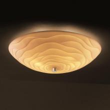 Justice Design Group PNA-9672-35-WAVE-NCKL-LED5-5000 - 24" Semi-Flush Bowl w/ LED Lamping