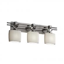 Justice Design Group POR-8503-10-SAWT-NCKL - Argyle 3-Light Bath Bar