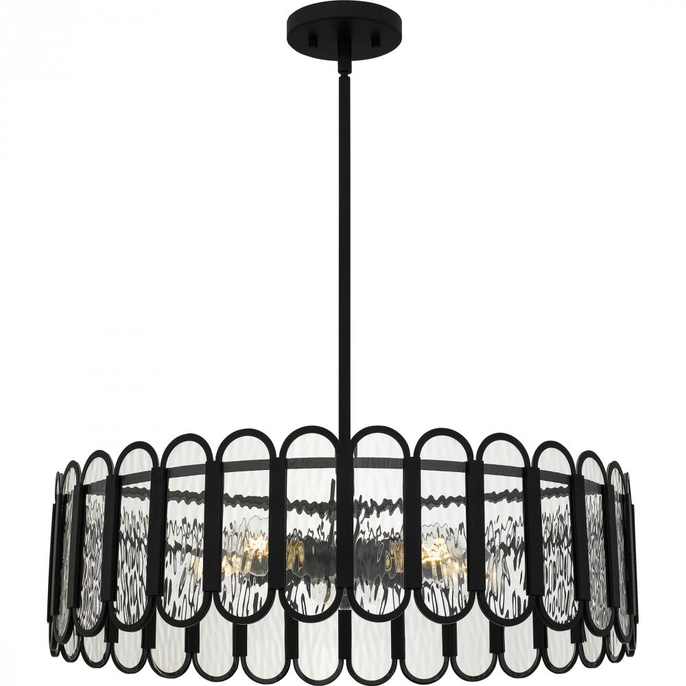 Vera 5-Light Matte Black Pendant Light