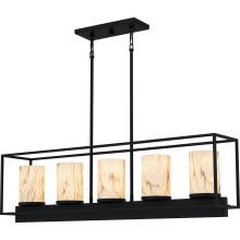 Quoizel BET542MBK - Bentley 5-Light Matte Black Island Light