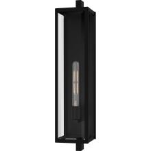  DLE8406MBK - Dale 1-Light Matte Black Outdoor Wall Lantern