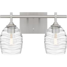 Quoizel LCY8615BN - Lucy 2-Light Brushed Nickel Bath Light