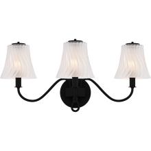  MCK8623MBK - McKinney 3-Light Matte Black Bath Light