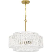 Quoizel QP6161BRG - Teton 5-Light Brushed Gold Pendant Light