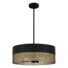 Quoizel QP6740MBK - Alani 4-Light Matte Black Pendant Light