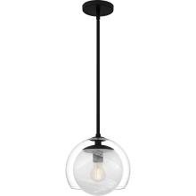  QPP6774MBK - Eslinger 1-Light Matte Black Mini Pendant