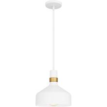  QPP6804W - Arbor 1-Light Matte White Mini Pendant