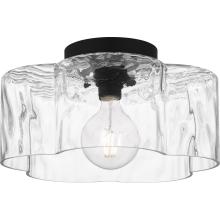 Quoizel QSF6760MBK - Lilly 1-Light Matte Black Semi-Flush Mount