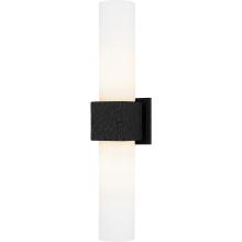  QW6800MBK - Arline 2-Light Matte Black Wall Sconce