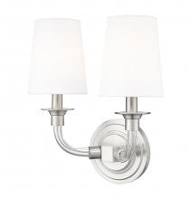  1950-2S-BN - 2 Light Wall Sconce