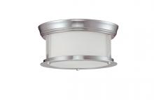  2002F10-BN - 2 Light Flush Mount