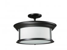  2004SF-BRZ - 3 Light Semi Flush Mount