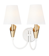 Z-Lite 4014-2S-TW-MGLD - 2 Light Wall Sconce