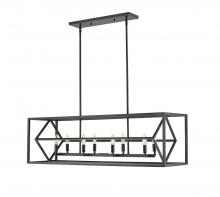  457-8L-MB - 8 Light Linear Chandelier