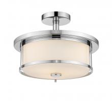  465SF14-CH - 2 Light Semi Flush Mount