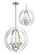  6002-4S-BN - 4 Light Chandelier