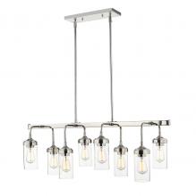  617-8L-PN - 8 Light Linear Chandelier