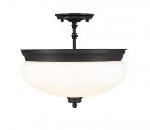 Z-Lite 721SF-MB - 3 Light Semi Flush Mount