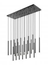  919MP24-23L-MB-LED - 23 Light Linear Chandelier