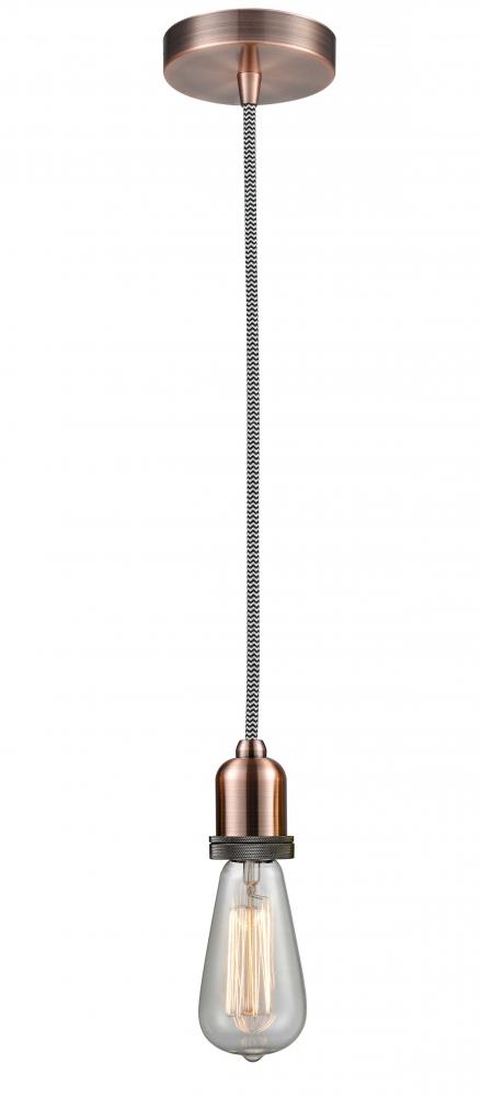 Whitney - 1 Light - 2 inch - Antique Copper - Cord hung - Mini Pendant