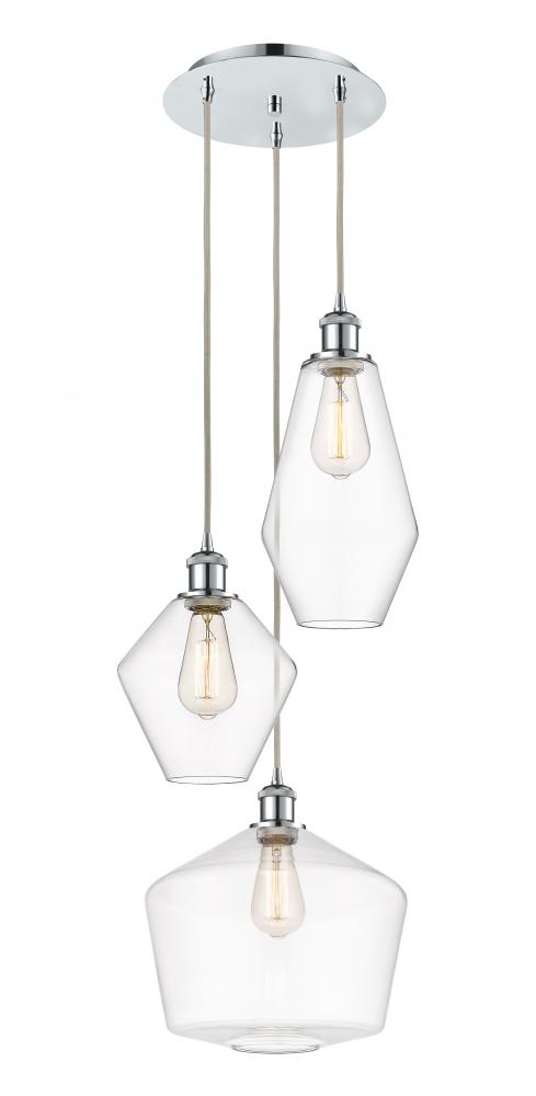 Cindyrella 3 Light 14 inch Multi-Pendant