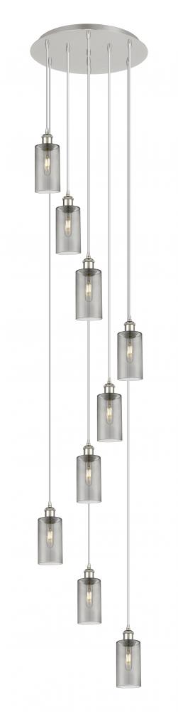 Crown Point - 9 Light - 19 inch - Polished Nickel - Multi Pendant