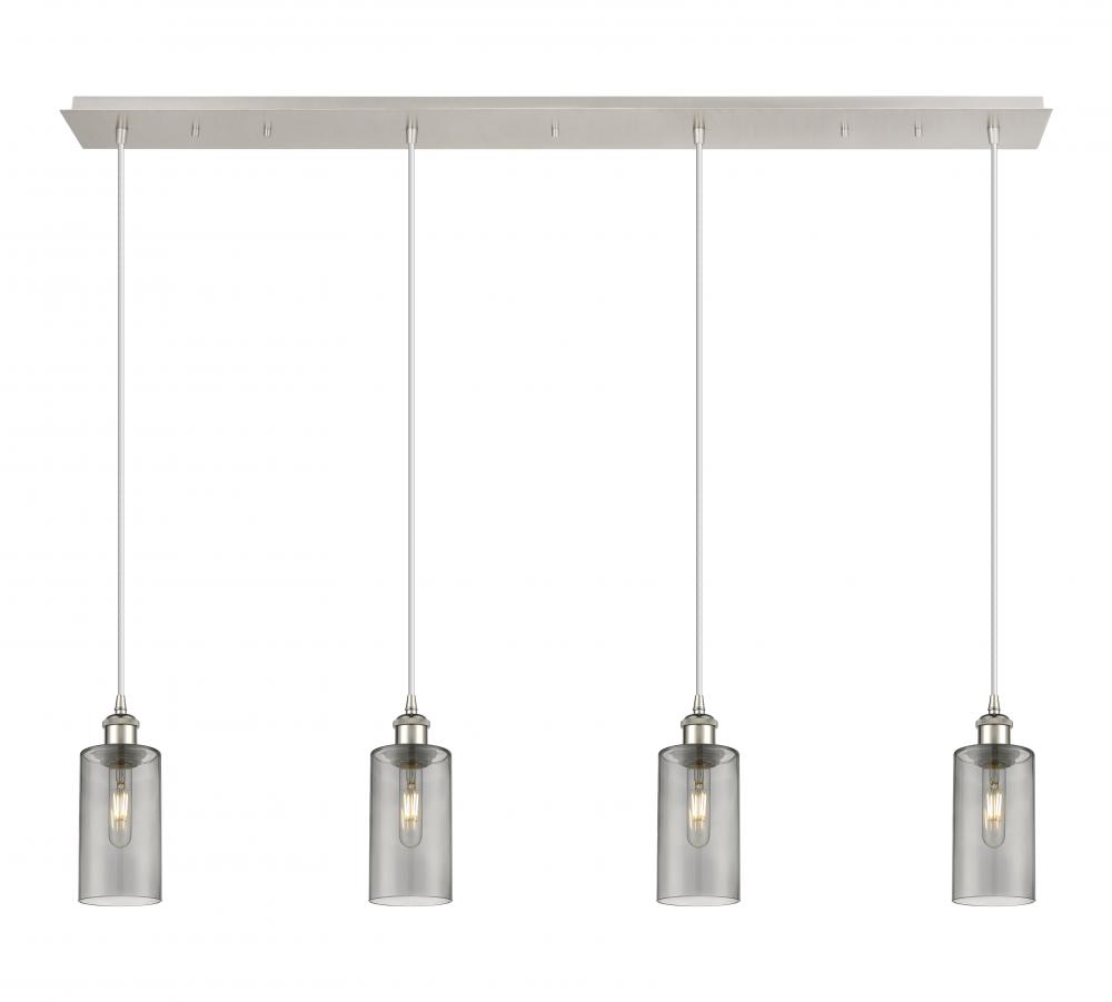 Crown Point - 4 Light - 49 inch - Polished Nickel - Linear Pendant