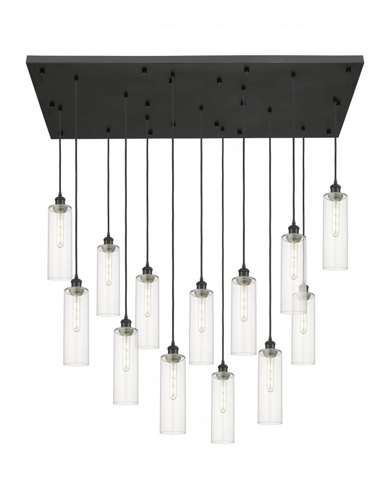 Crown Point - 13 Light - 54 inch - Matte Black - Multi Pendant