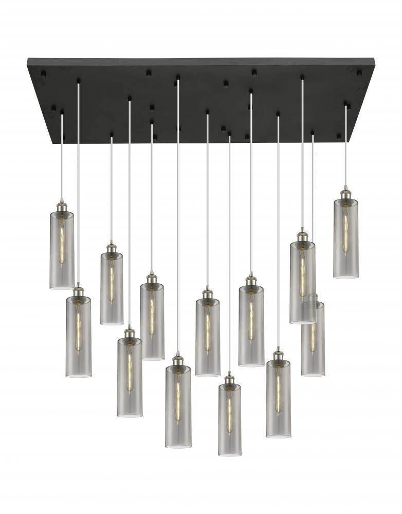 Crown Point - 13 Light - 54 inch - Brushed Satin Nickel - Multi Pendant