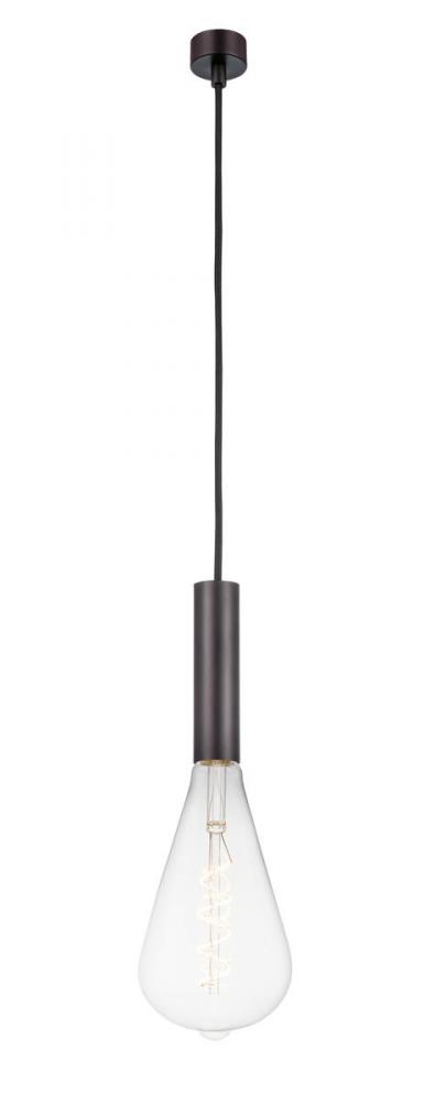Edison - 1 Light - 5 inch - Oil Rubbed Bronze - Cord hung - Mini Pendant