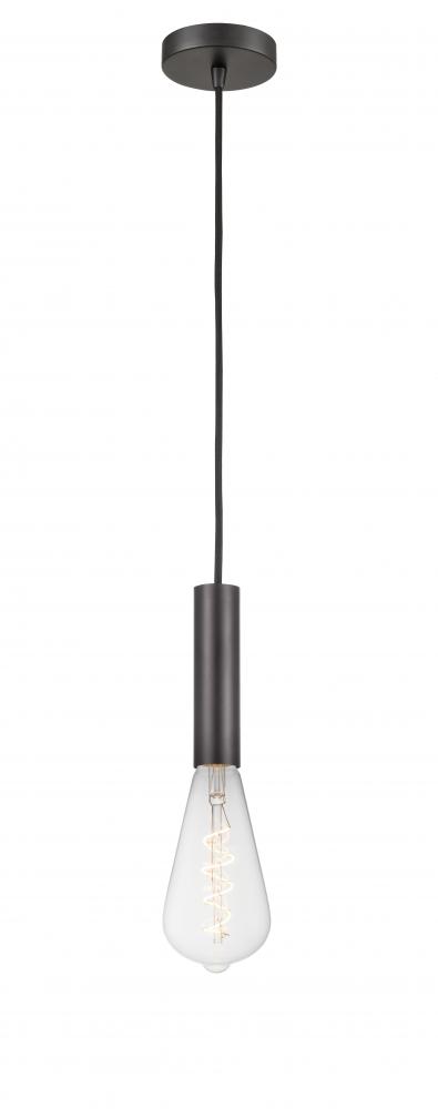Edison - 1 Light - 4 inch - Oil Rubbed Bronze - Cord hung - Mini Pendant