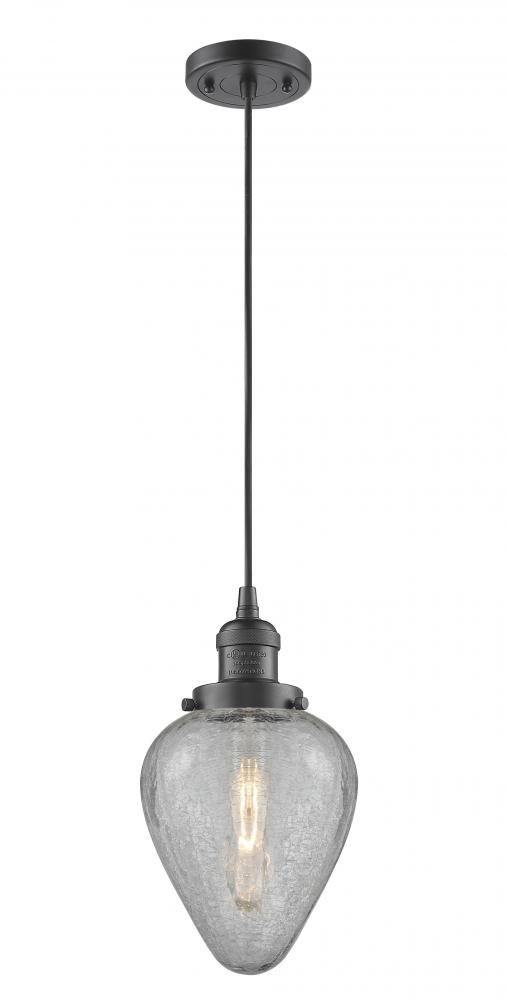 Geneseo - 1 Light - 7 inch - Oil Rubbed Bronze - Cord hung - Mini Pendant