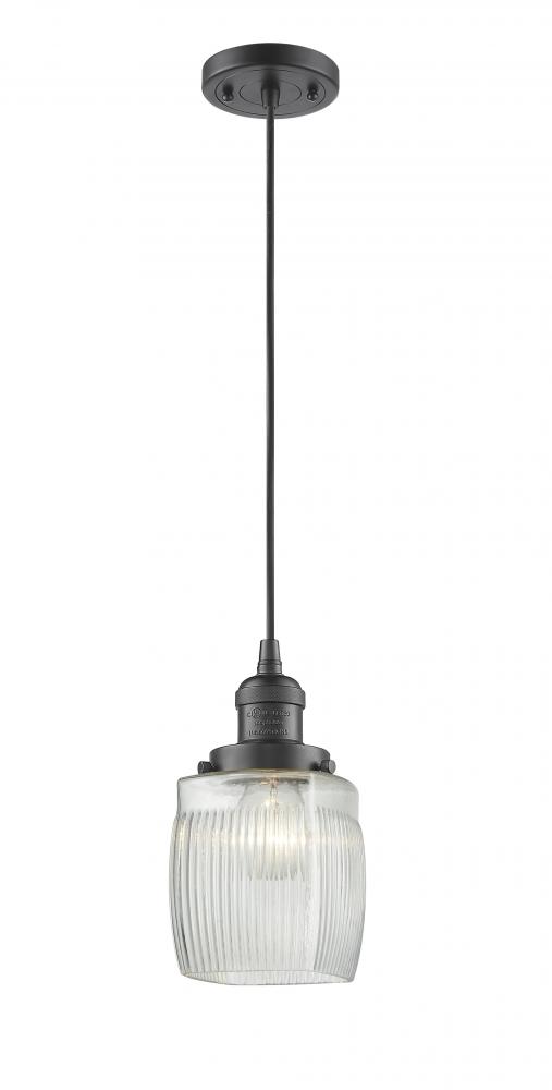 Colton - 1 Light - 6 inch - Oil Rubbed Bronze - Cord hung - Mini Pendant